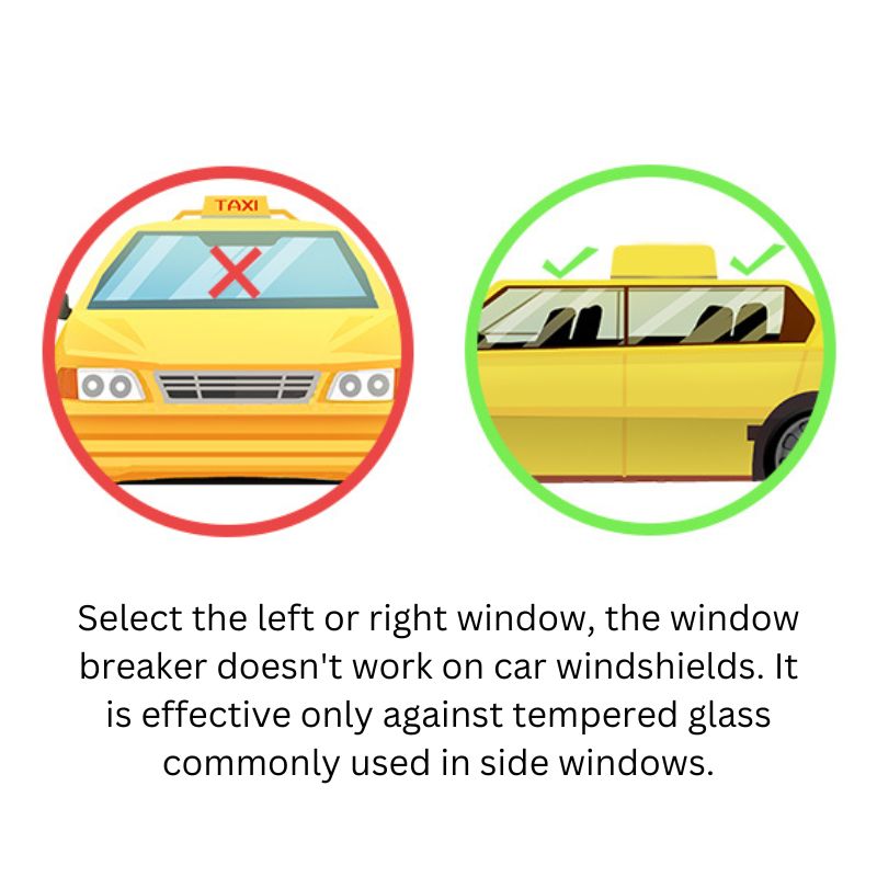 SafeSnap™ - Emergency Glass Breaker
