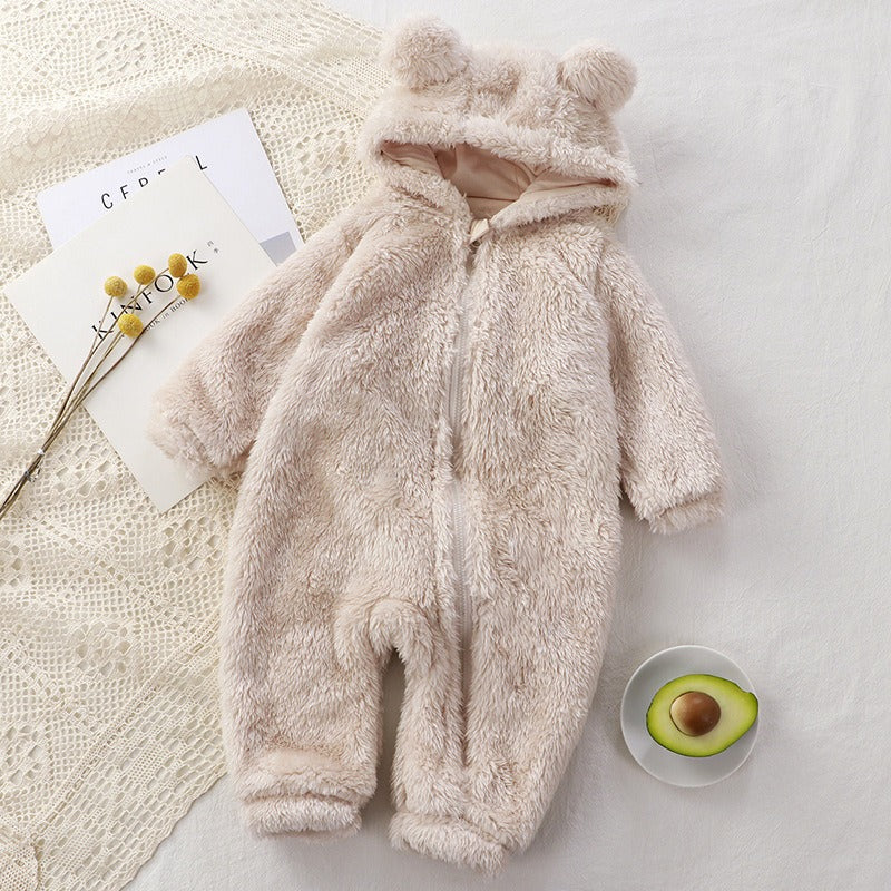 CuddleBear™ Hooded Baby Onesie