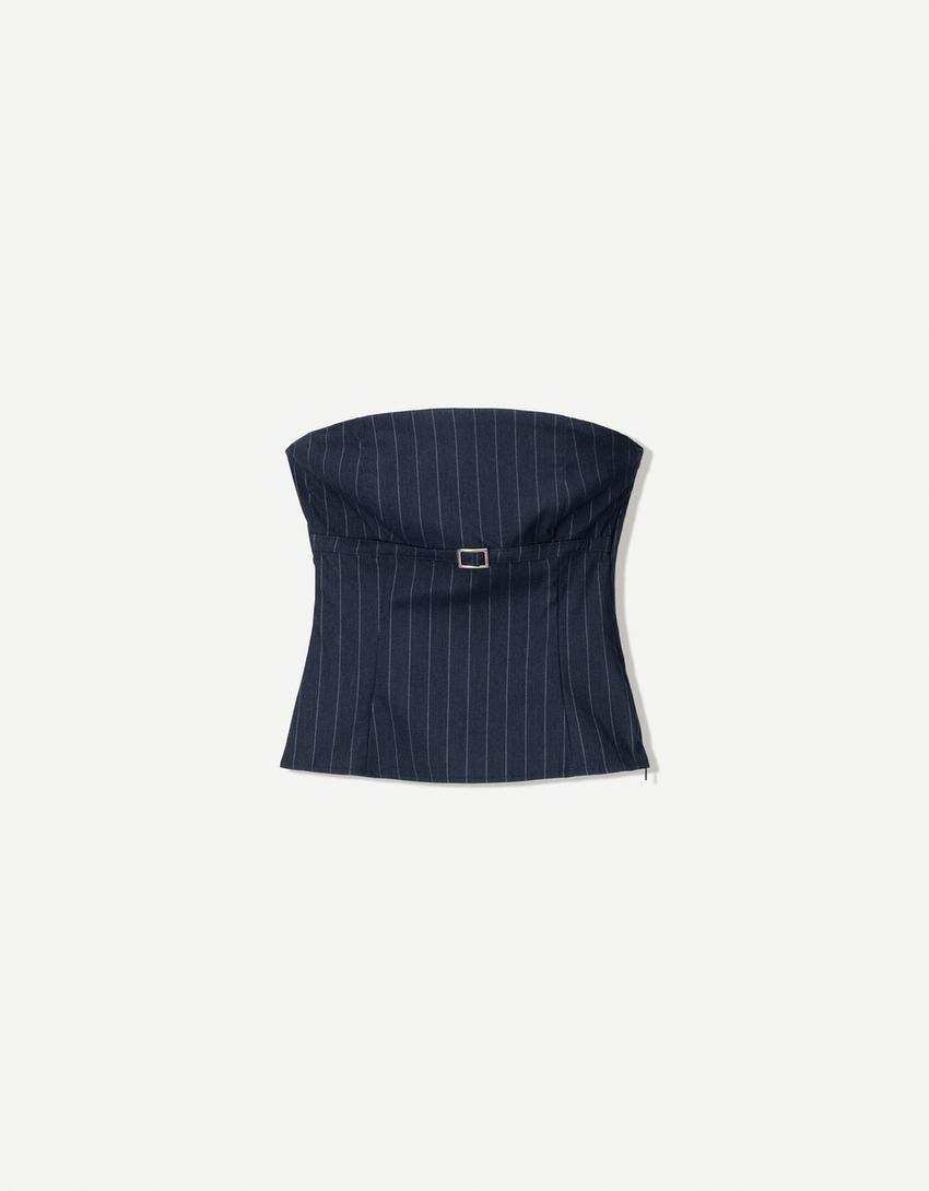 Adina Striped Tube Top