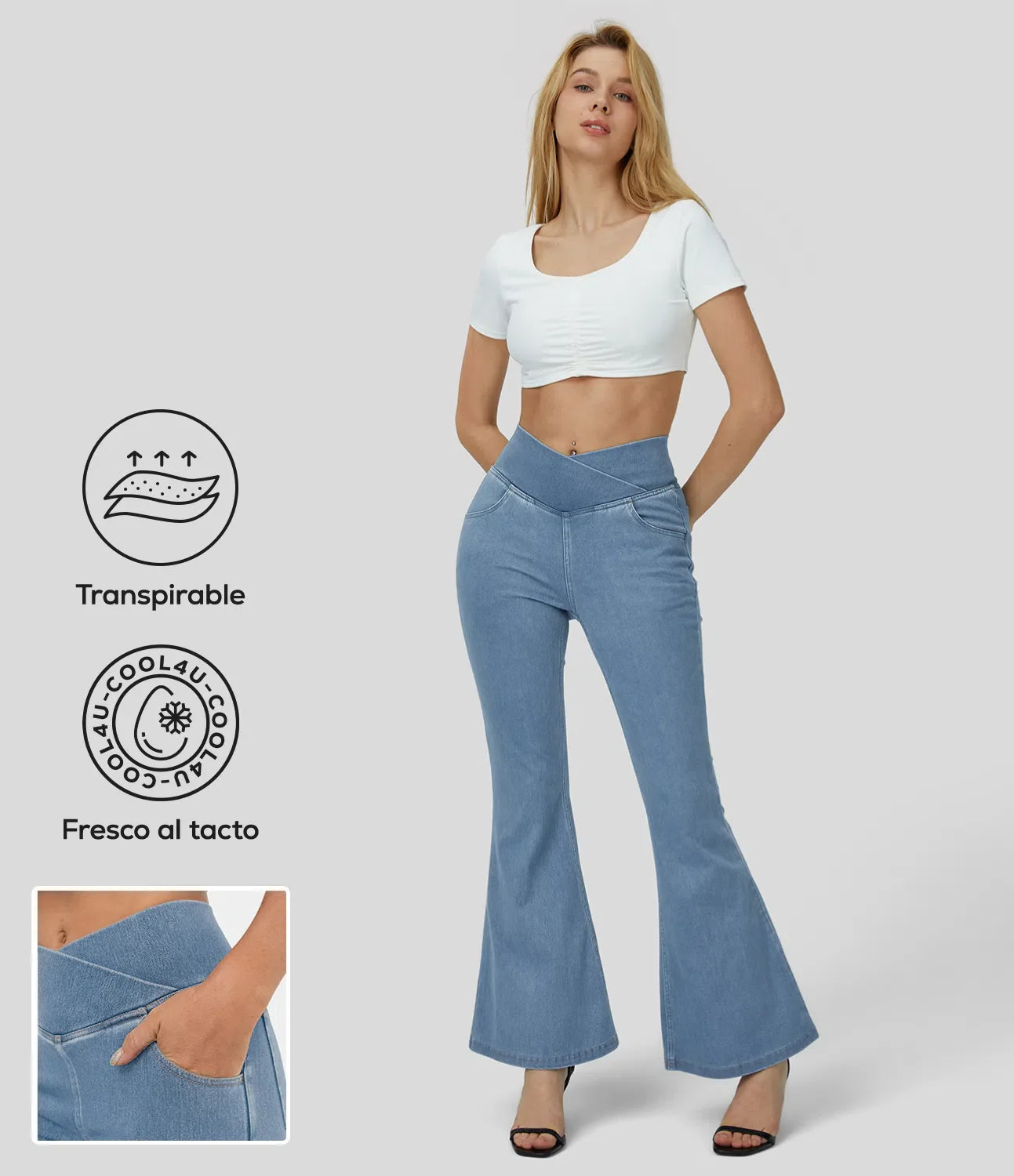CrossWaist Sculpt™ Flare Jeans