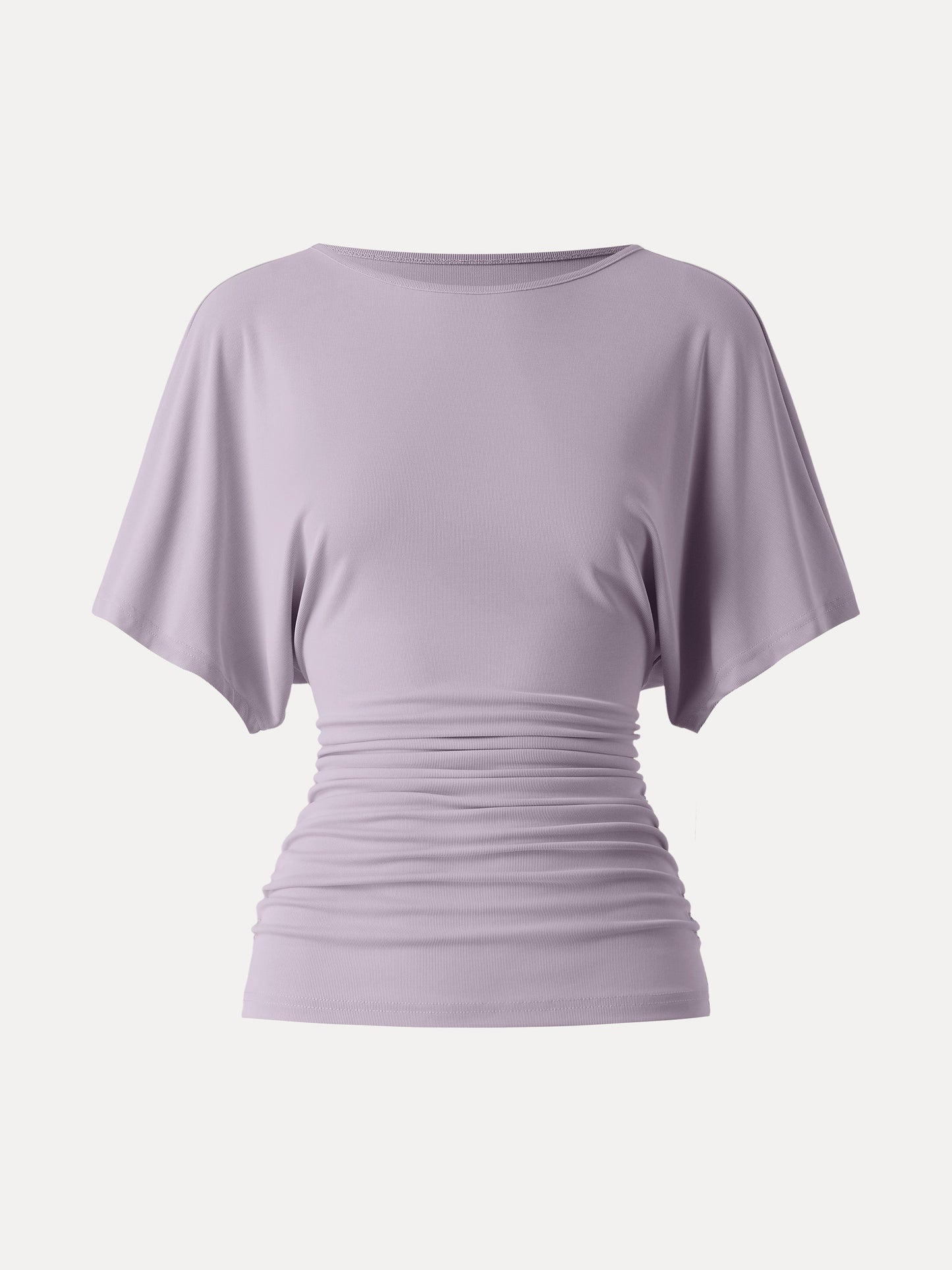 Ruched Waist Flutter Top