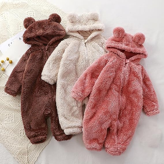CuddleBear™ Hooded Baby Onesie