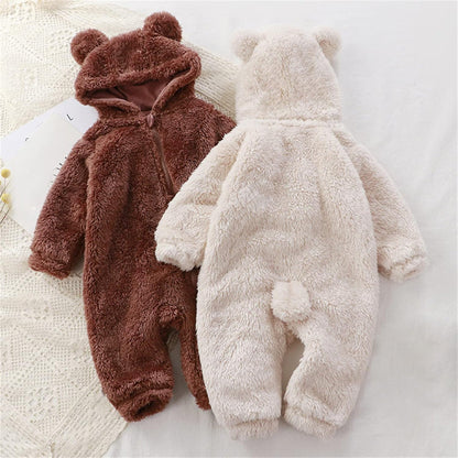 CuddleBear™ Hooded Baby Onesie