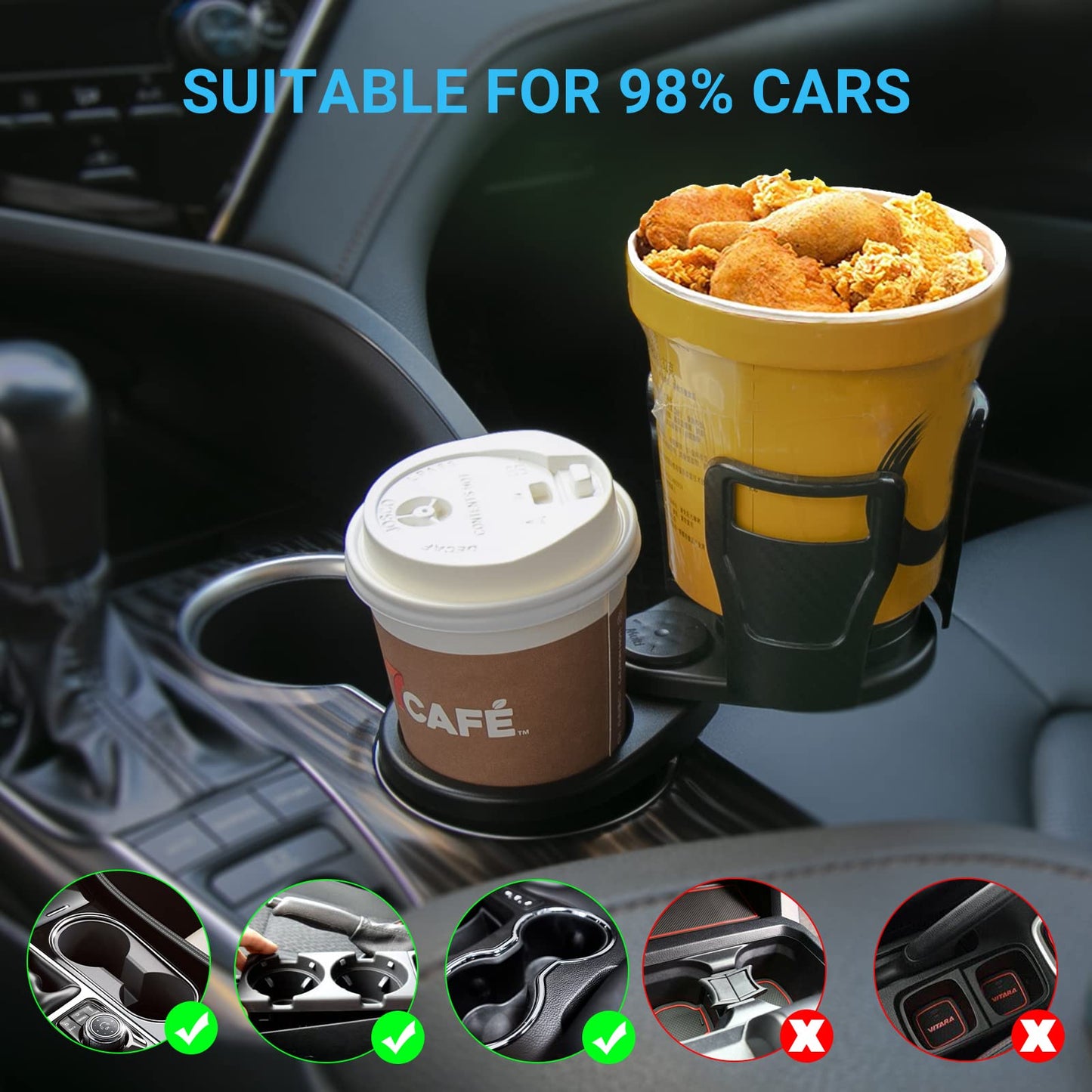 CupFlex™ - 360° Car Cup Expander