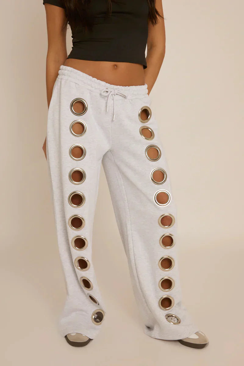 EyeletEdge™ - Wide Leg Sweatpants