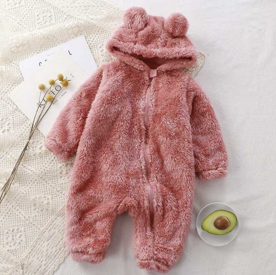 SnuggleBear™ - Plush Baby Onesie