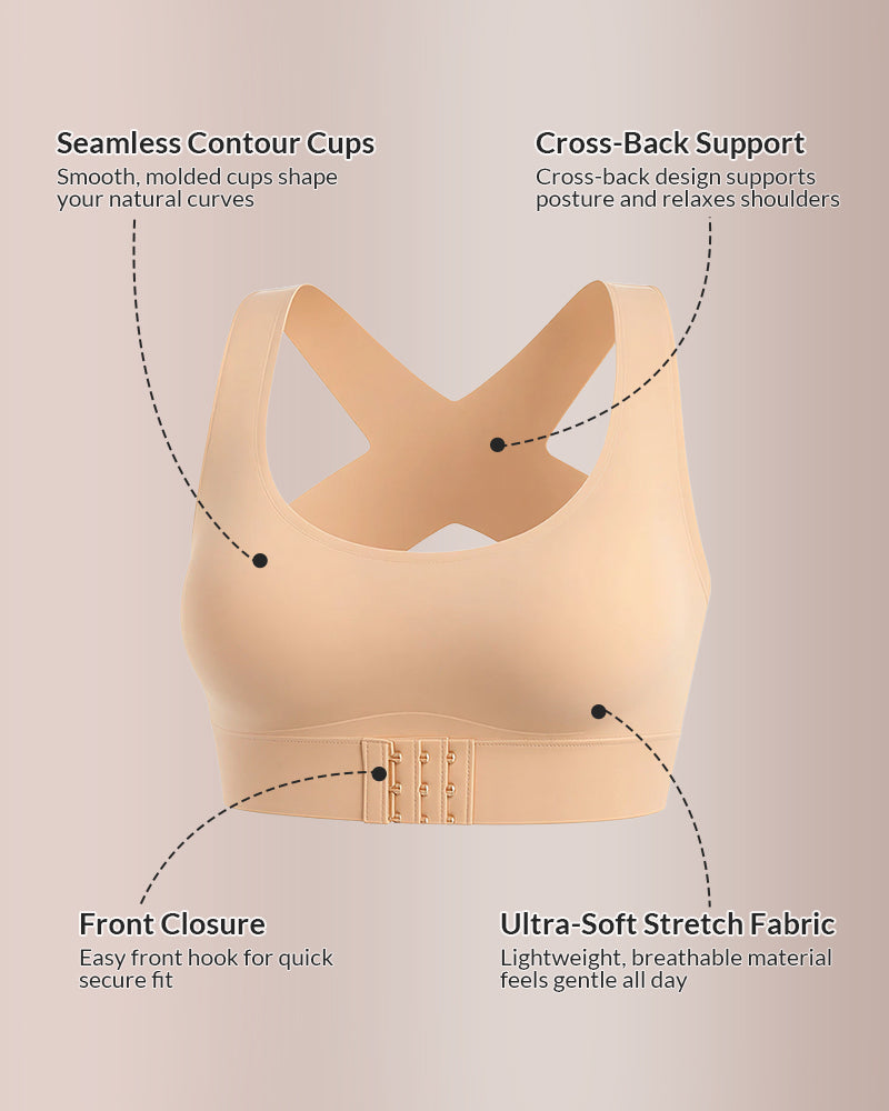 SpineAlign™ Cross-Back Posture Bra