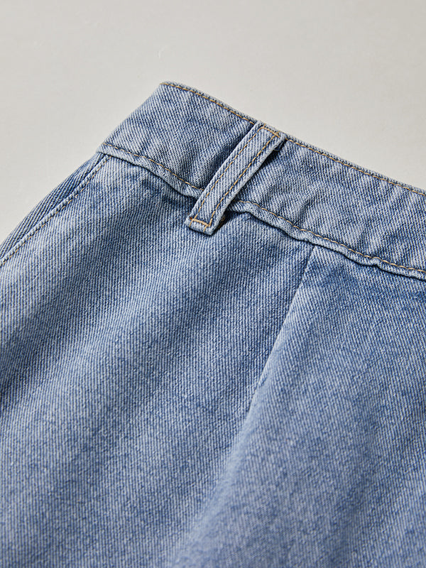 Denim Dream™ Low Rise Mini Skirt