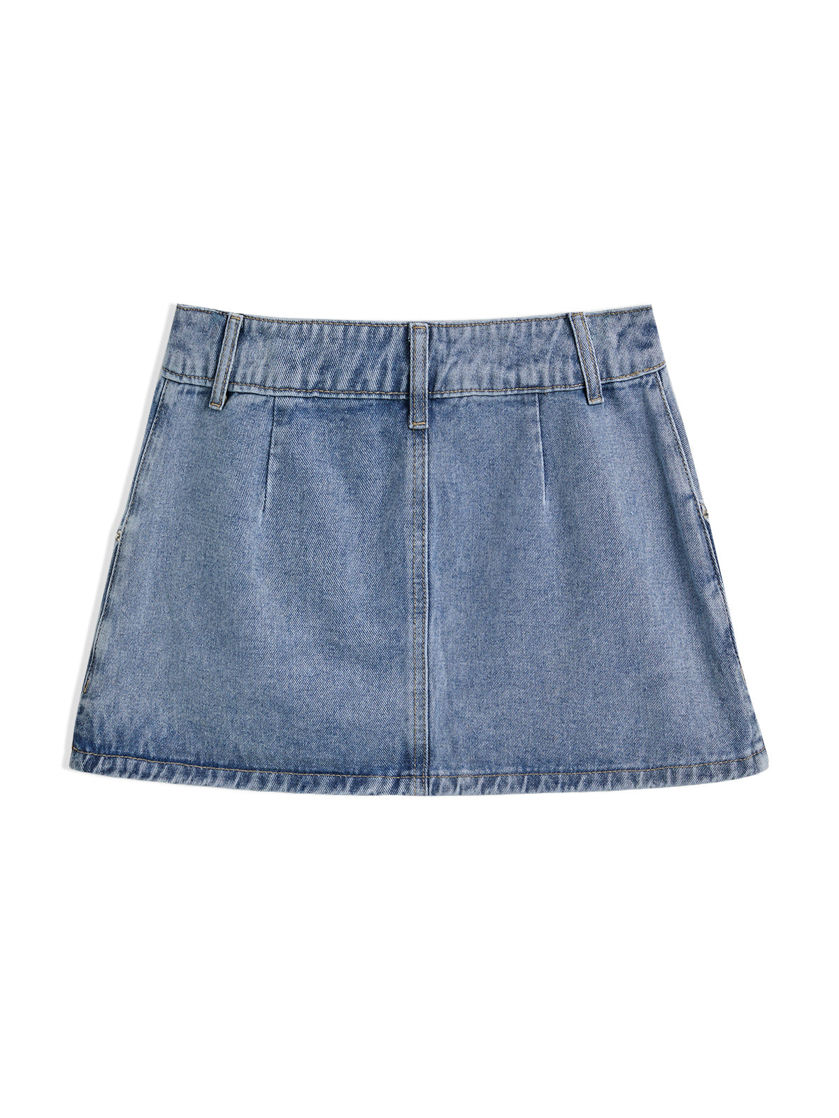 Denim Dream™ Low Rise Mini Skirt