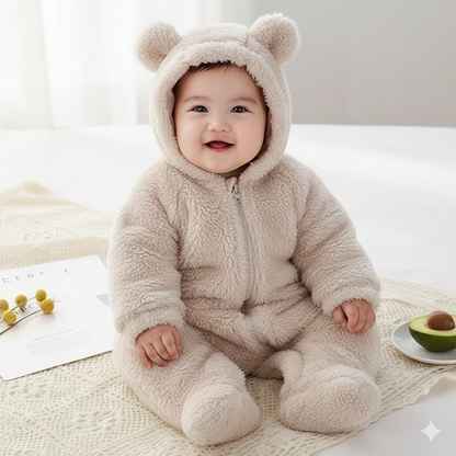 CuddleBear™ Hooded Baby Onesie