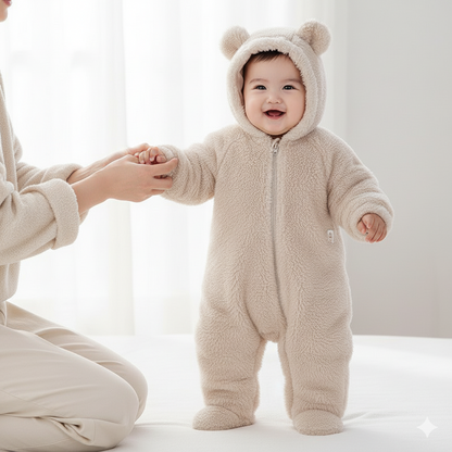 CuddleBear™ Hooded Baby Onesie