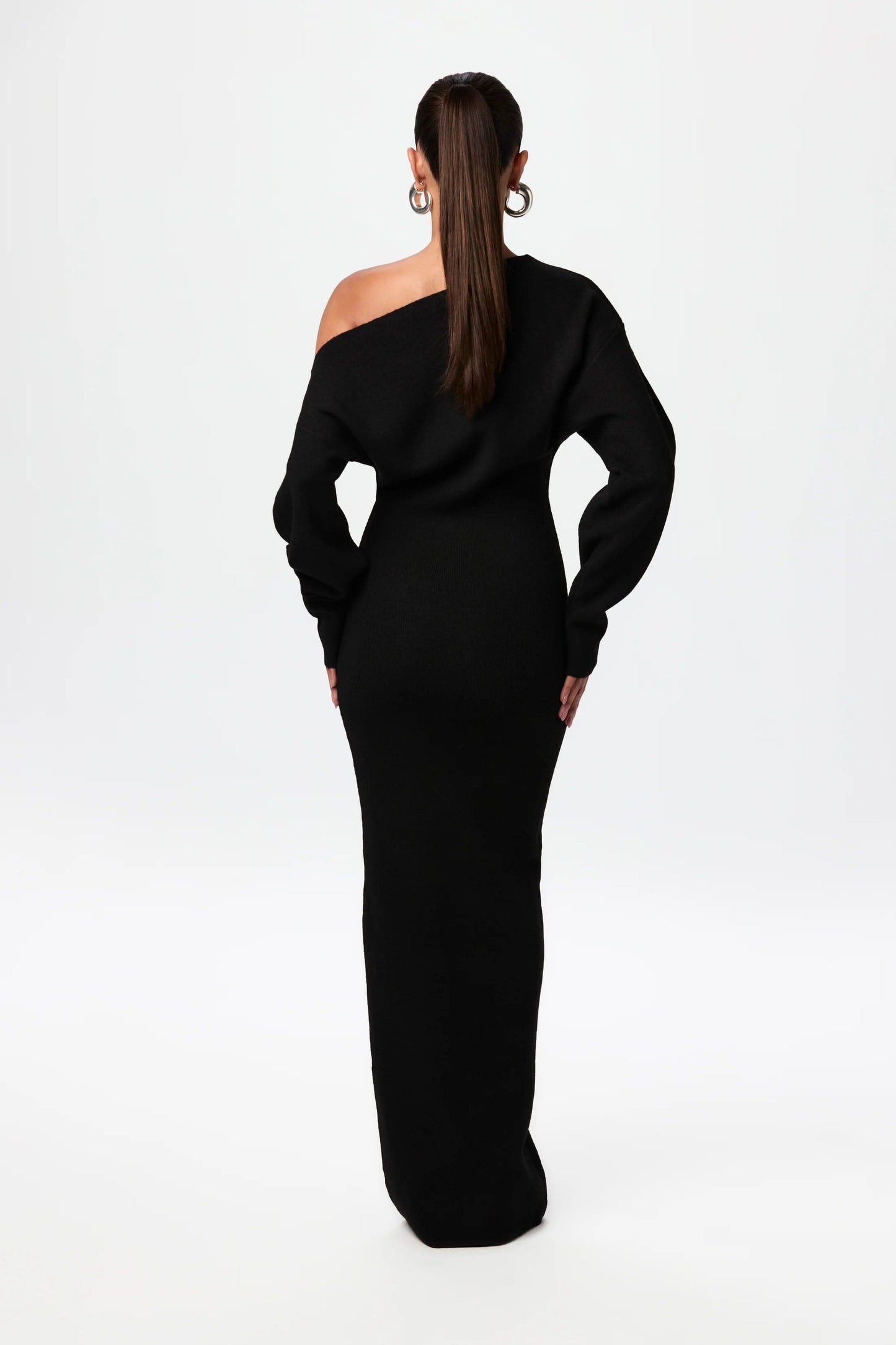 SoftDrape™ Off-Shoulder Maxi Dress