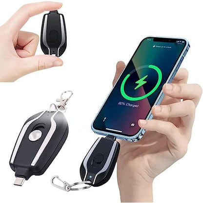 SnapCharge™ - Mini Keychain Power Bank