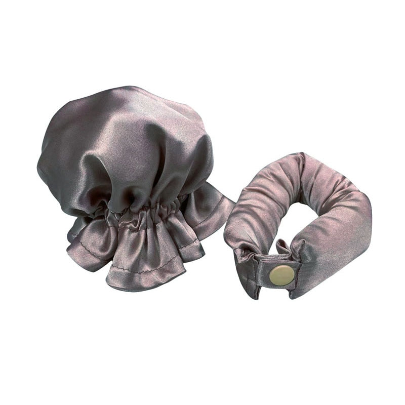 SilkGuard™ - Satin Sleep Bonnet Set