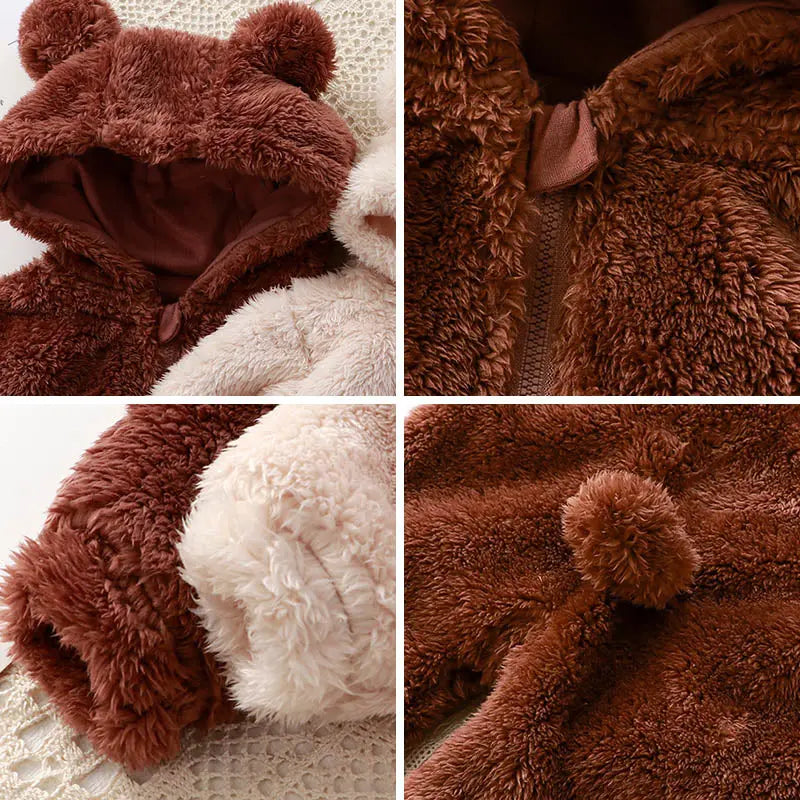 SnuggleBear™ - Plush Baby Onesie