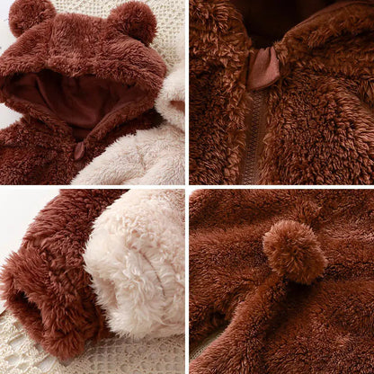 SnuggleBear™ - Plush Baby Onesie