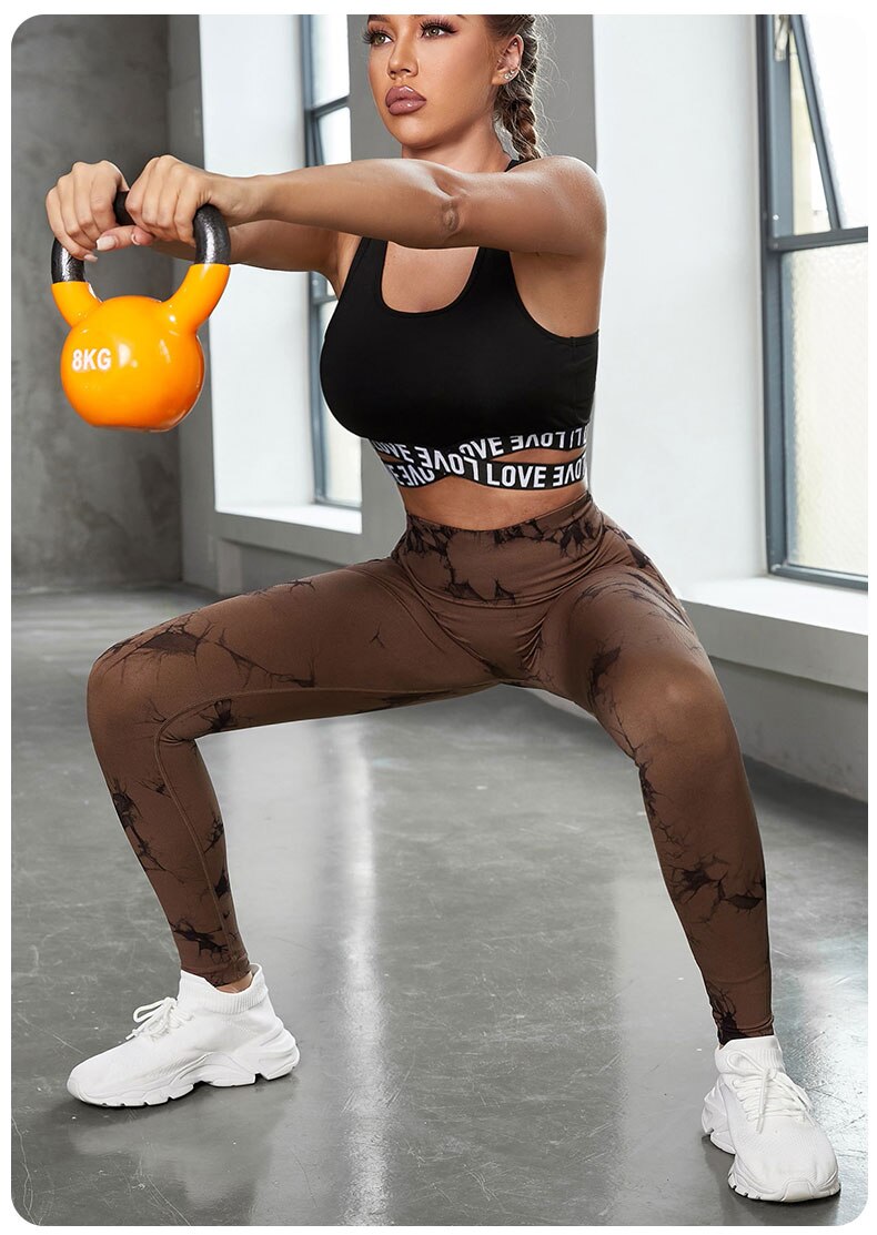 SwirlSculpt™ Tie-Dye Leggings