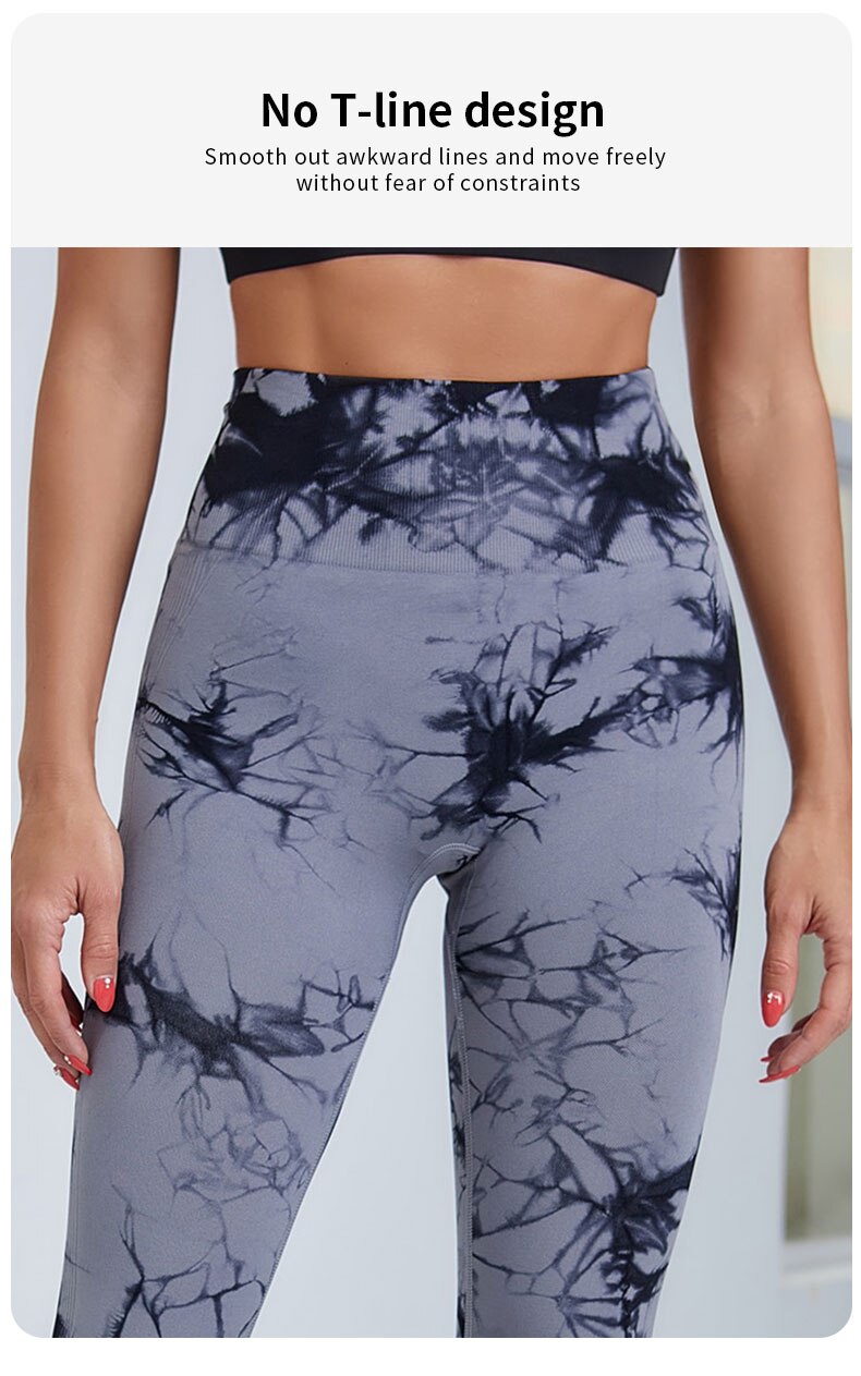SwirlSculpt™ Tie-Dye Leggings