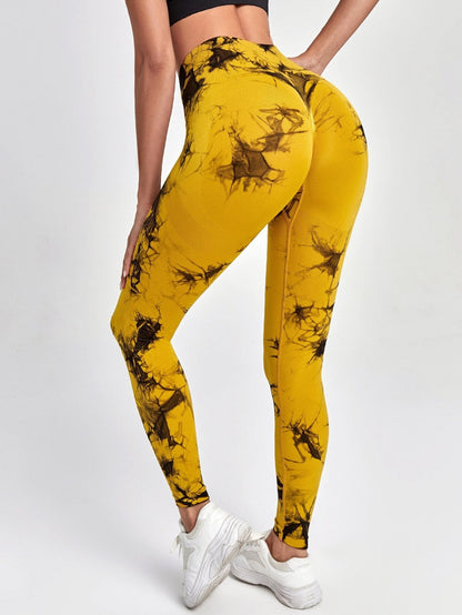 SwirlSculpt™ Tie-Dye Leggings