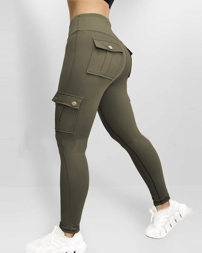 SnatchWaist™ Butt Lift Flap Pocket Leggings