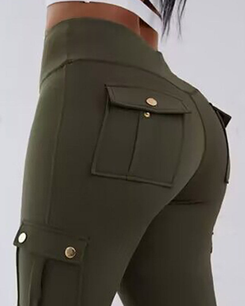 SnatchWaist™ Butt Lift Flap Pocket Leggings