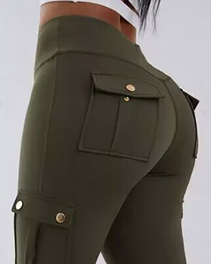 SnatchWaist™ Butt Lift Flap Pocket Leggings