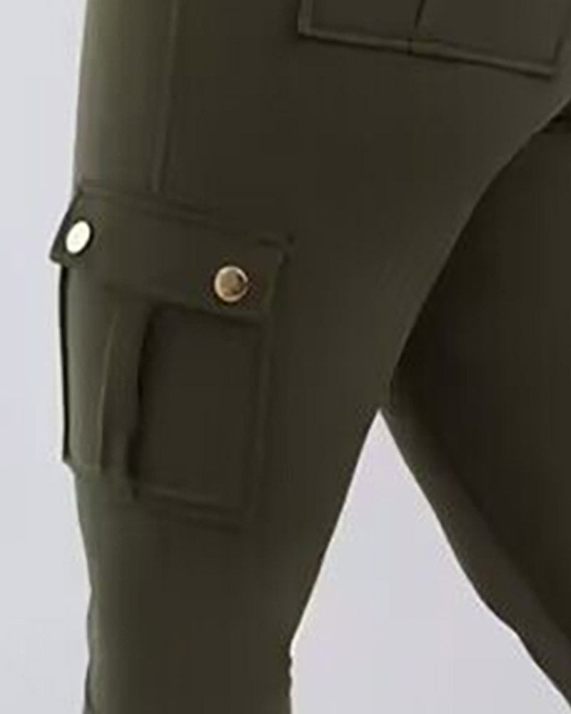 SnatchWaist™ Butt Lift Flap Pocket Leggings