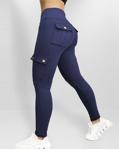 SnatchWaist™ Butt Lift Flap Pocket Leggings