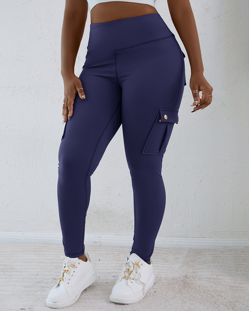 SnatchWaist™ Butt Lift Flap Pocket Leggings