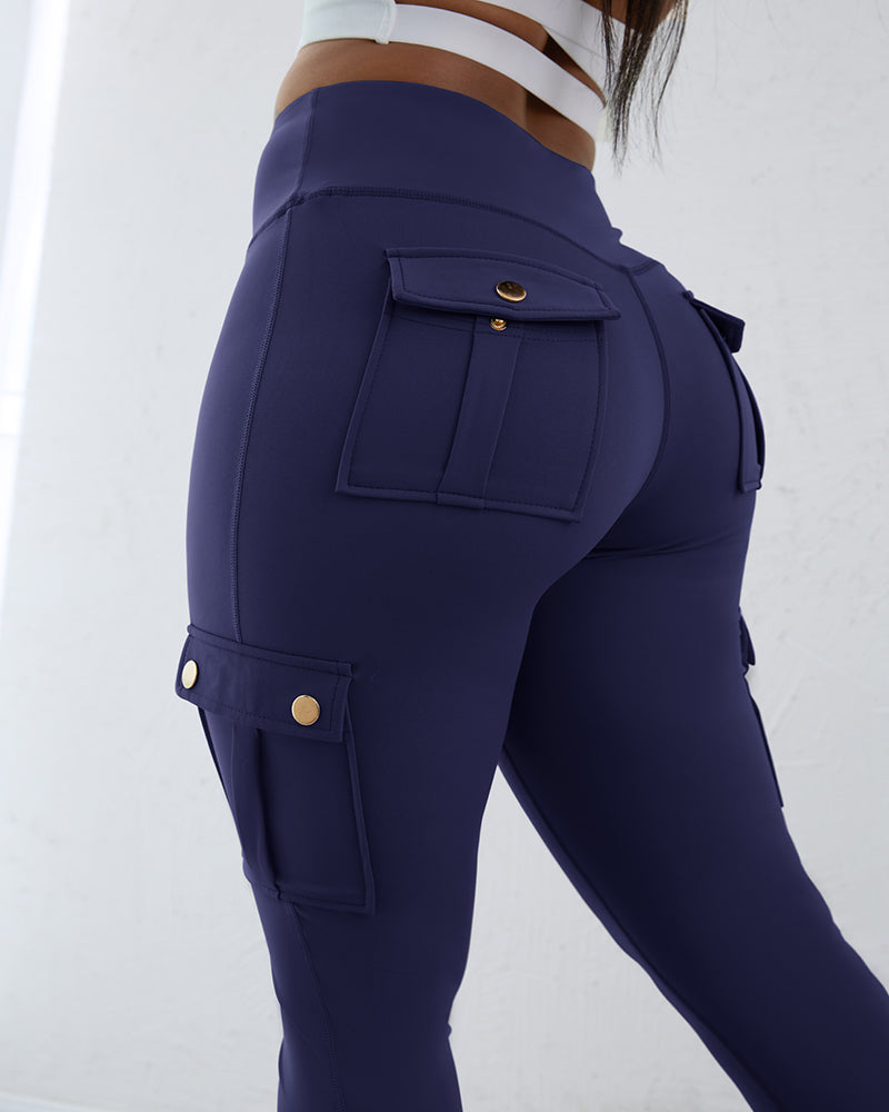 SnatchWaist™ Butt Lift Flap Pocket Leggings