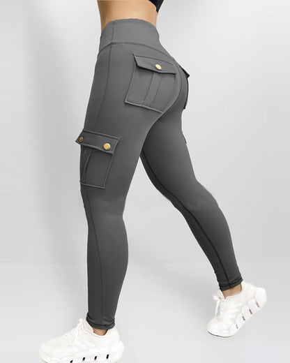 SnatchWaist™ Butt Lift Flap Pocket Leggings