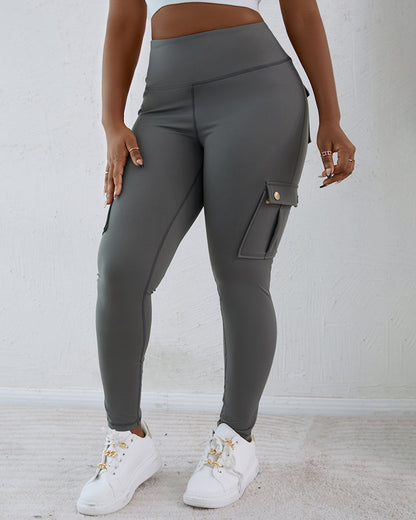 SnatchWaist™ Butt Lift Flap Pocket Leggings