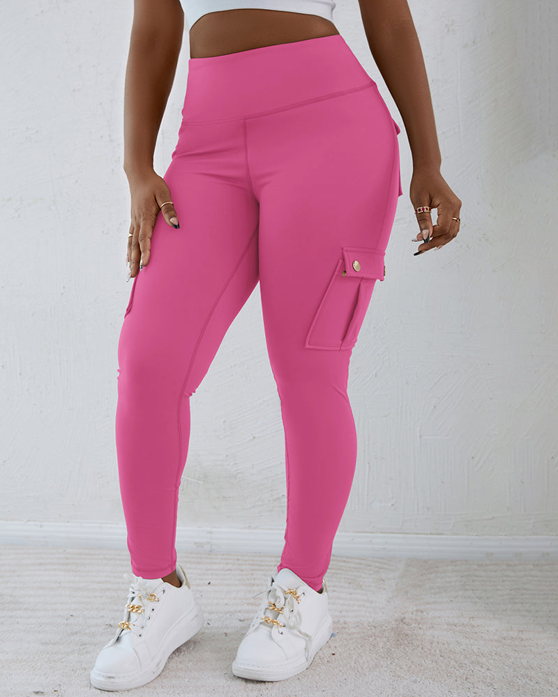 SnatchWaist™ Butt Lift Flap Pocket Leggings