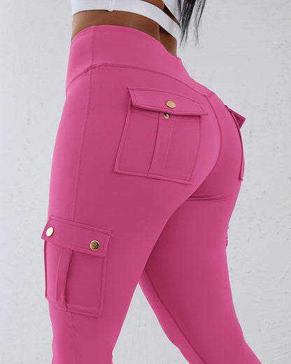 SnatchWaist™ Butt Lift Flap Pocket Leggings