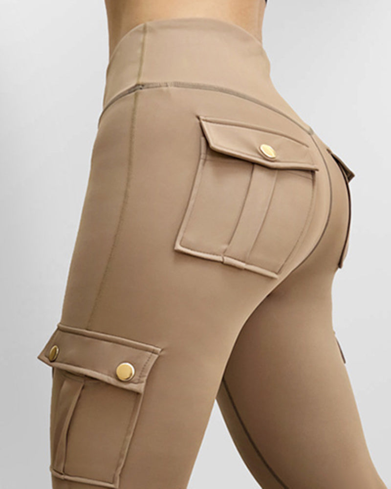 SnatchWaist™ Butt Lift Flap Pocket Leggings