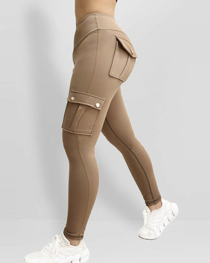 SnatchWaist™ Butt Lift Flap Pocket Leggings