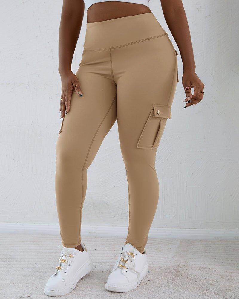 SnatchWaist™ Butt Lift Flap Pocket Leggings