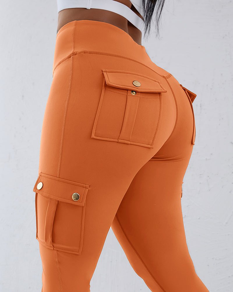 SnatchWaist™ Butt Lift Flap Pocket Leggings