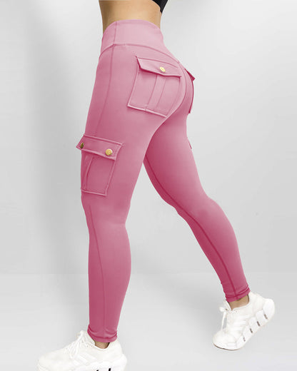 SnatchWaist™ Butt Lift Flap Pocket Leggings