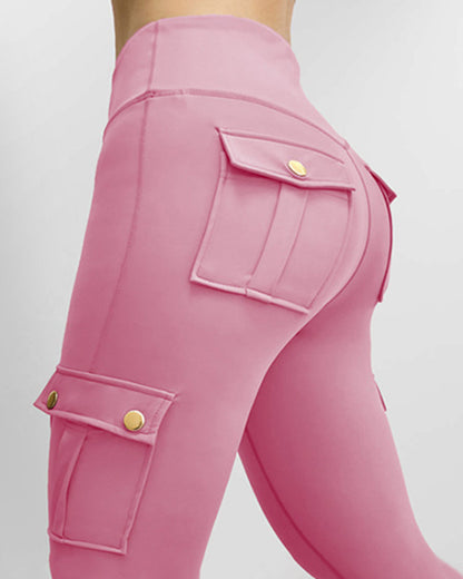 SnatchWaist™ Butt Lift Flap Pocket Leggings