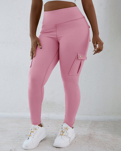 SnatchWaist™ Butt Lift Flap Pocket Leggings