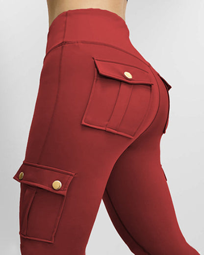 SnatchWaist™ Butt Lift Flap Pocket Leggings