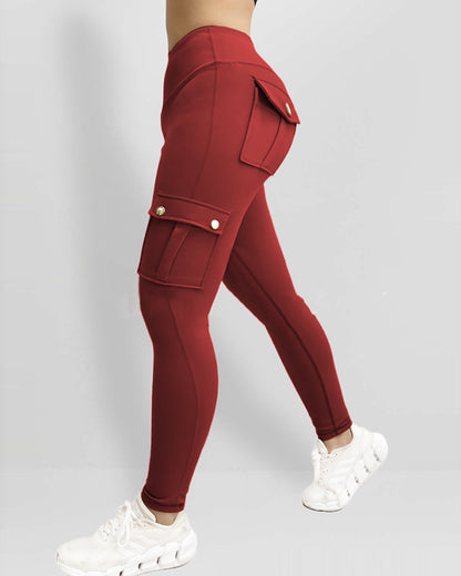 SnatchWaist™ Butt Lift Flap Pocket Leggings