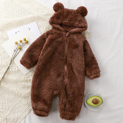 CuddleBear™ Hooded Baby Onesie