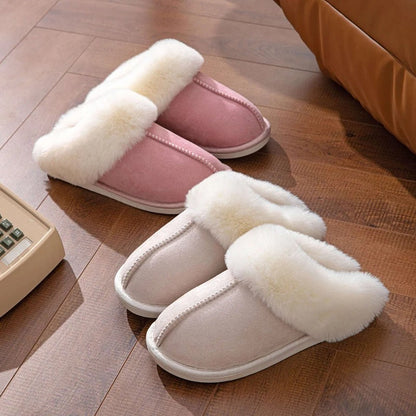 Fluffy Open Slippers