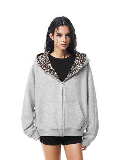 LeopardLined™ Zip Hoodie