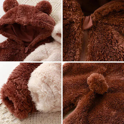 CuddleBear™ Hooded Baby Onesie