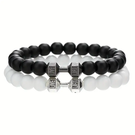 ForgeFlex™ - Dumbbell Bead Bracelet