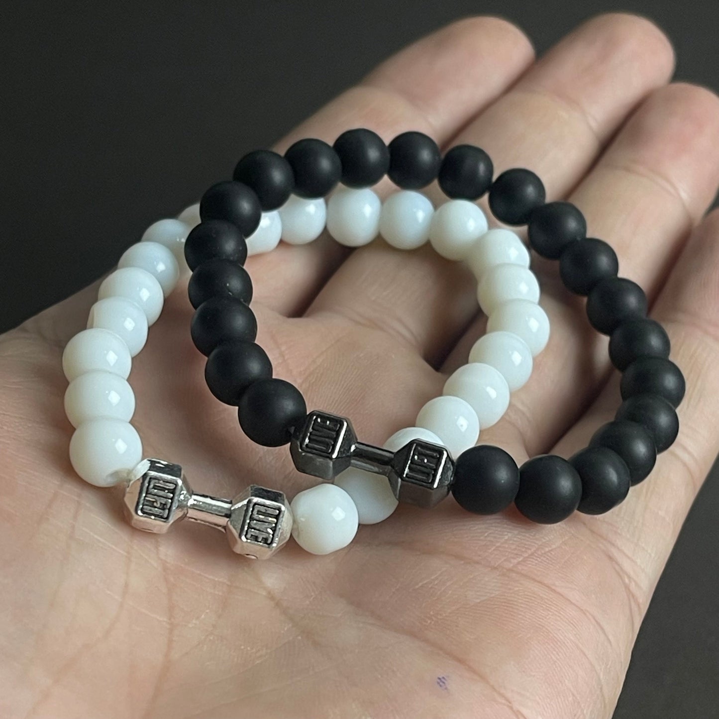 ForgeFlex™ - Dumbbell Bead Bracelet